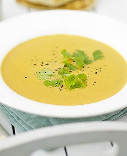 Sweet potato and coconut soup