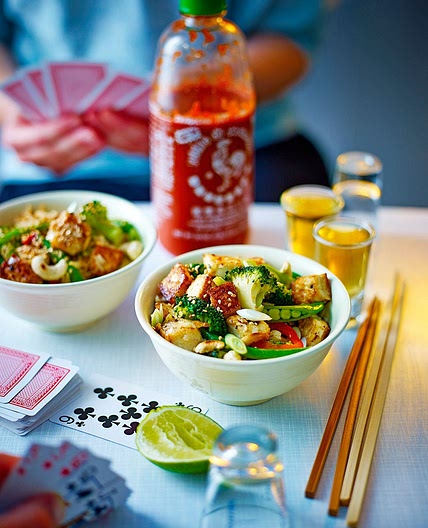 Simple veggie & tofu stir-fry