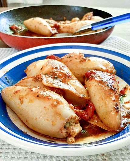 Italian Stuffed Calamari (Stuffed Squid Recipe)