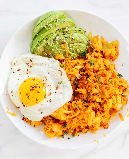 Easy Sweet Potato Hashbrowns