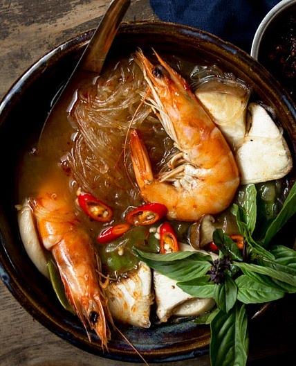 Thai Tom Yum Soup (Thai Hot and Sour Soup)