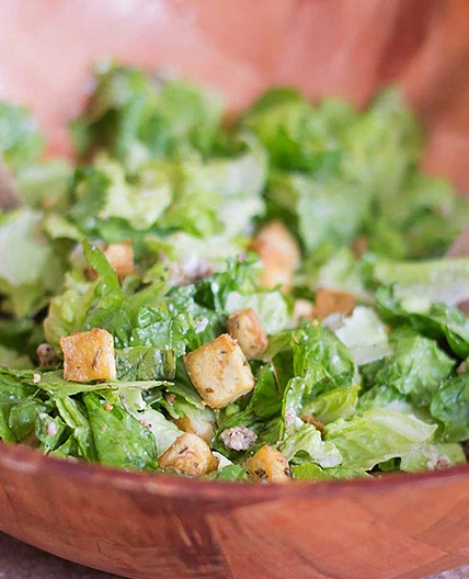 The BEST Keto Vegan Caesar Salad