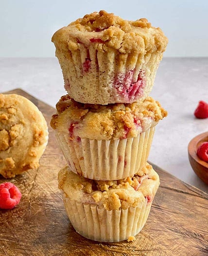 Vegan Raspberry Muffins