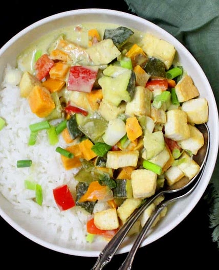 Easy Vegan Thai Green Curry