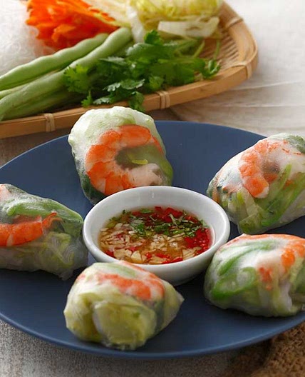 Fresh Prawn Spring Rolls