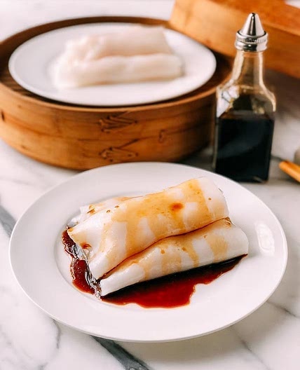 Shrimp Rice Noodle Rolls (Shrimp Cheung Fun or “Ha Cheung”)