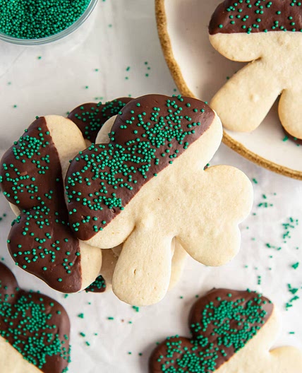 Shamrock St Patrick's Day Cookies
