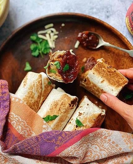 Refried Bean Burrito
