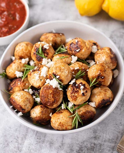 Chicken & Feta Cheese Meatballs