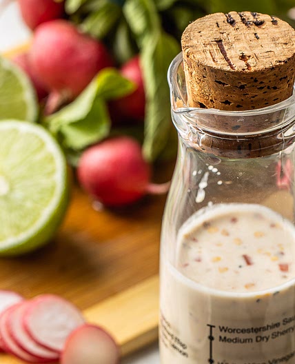 EasyTahini Salad Dressing with Lime VEEG