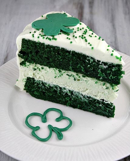 Green Velvet Cheesecake Cake