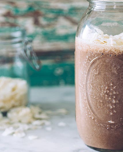 Peanut butter choc shake