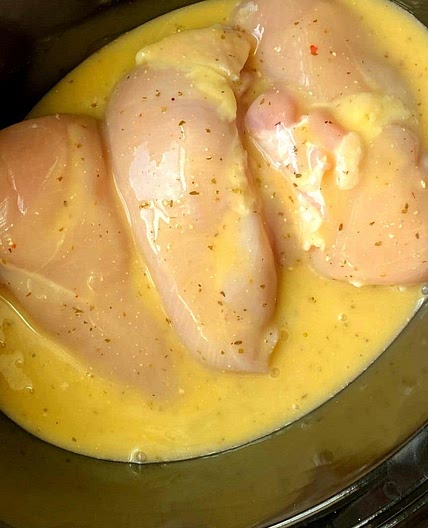 Slow Cooker Olive Garden Chicken Pasta