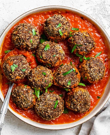 Easy Black Bean Meatballs