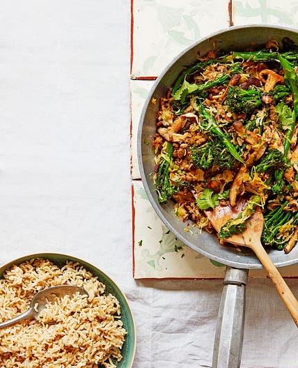 Healthy turkey stir-fry