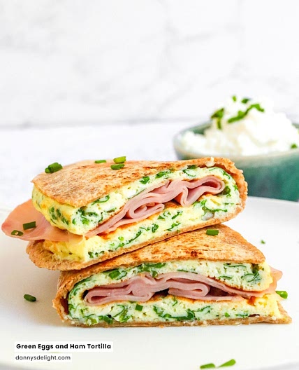 Green Eggs and Ham Tortilla
