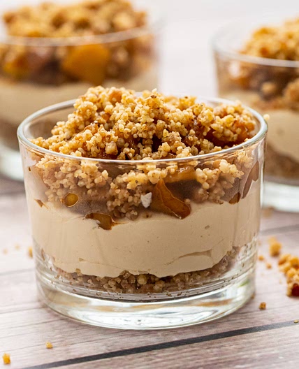 No-Bake Mini Apple Cheesecakes