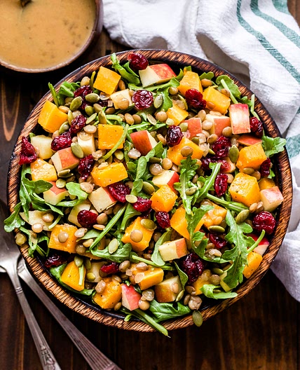 Harvest Butternut Squash Lentil Salad