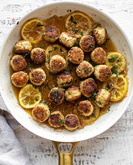 Chicken Romano Meatballs