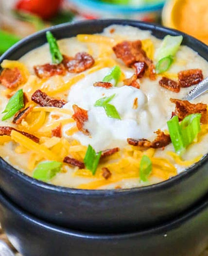Crock Pot Loaded Baked Potato Soup