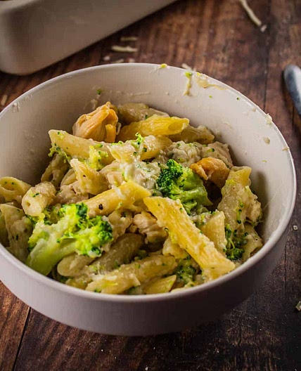 Chicken Broccoli Alfredo Bake