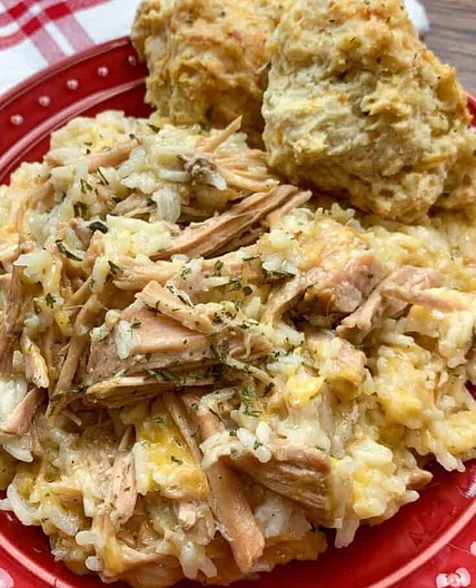 Slow Cooker Pork Chops and Rice