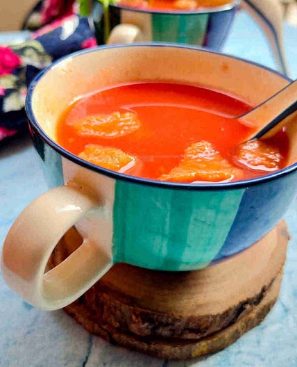 Tomato Soup Recipe-No Oil Soup