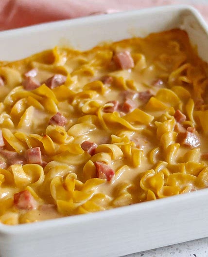Easy Ham and Noodles