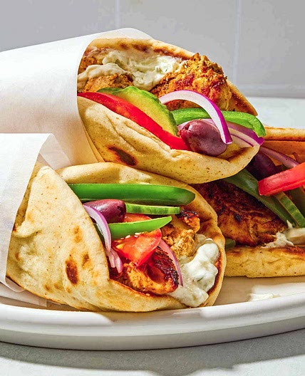 Easy Greek Chicken Gyros Recipe