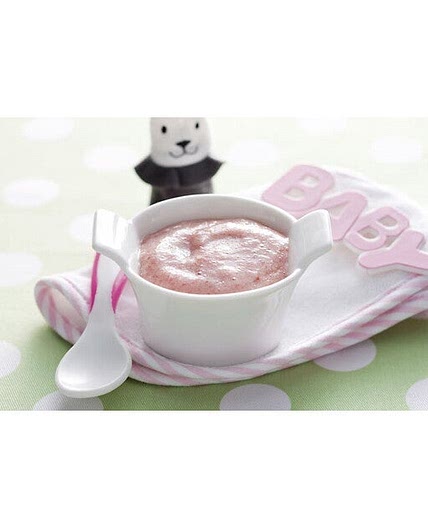 Banana and Strawberry Puree