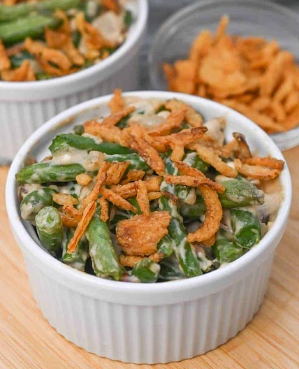 Green Bean Casserole with Fresh Green Beans