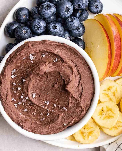 Creamy Dark Chocolate Hummus