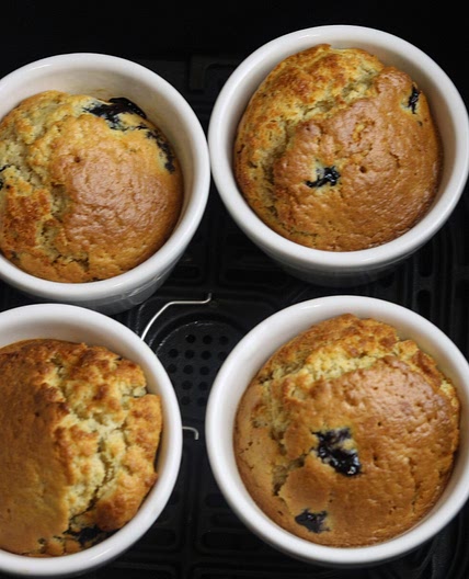 Blueberry Muffins in Air Fryer