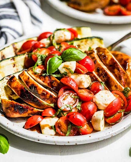 Grilled Chicken Caprese