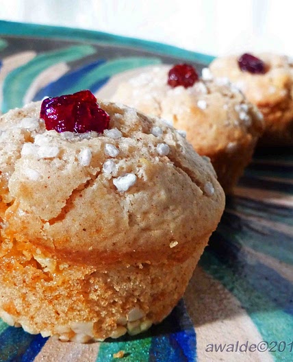 White Chocolate Cranberry Muffins