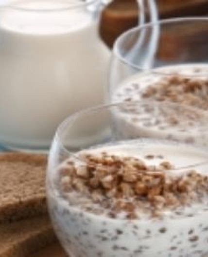 Verrine de muesli au fromage blanc