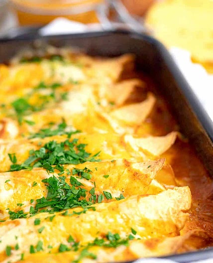 Keto Enchiladas with Chicken