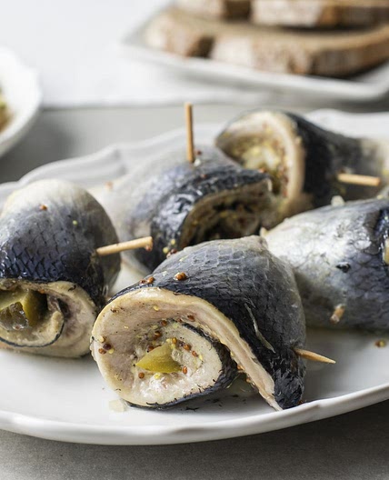 Pickle Herring for Polish Rollmops (Rolmopsy)