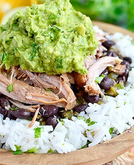 Crock Pot Mojo Pork with Cuban-Style Black Beans