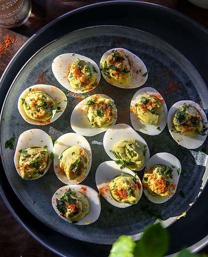 Avocado Deviled Eggs