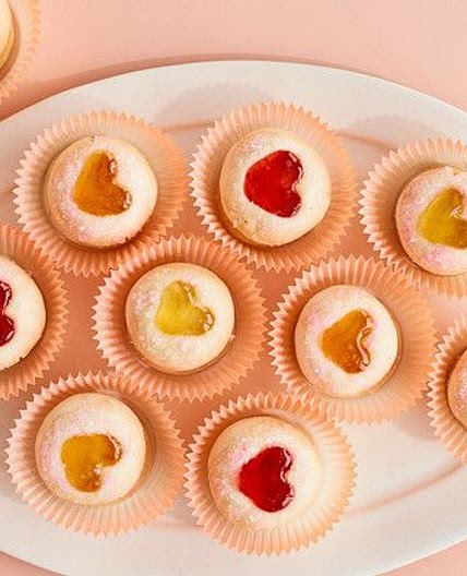 Sweetheart Thumbprint Cookies