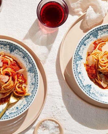 Marcella Hazan's Tomato Sauce With Onion & Butter
