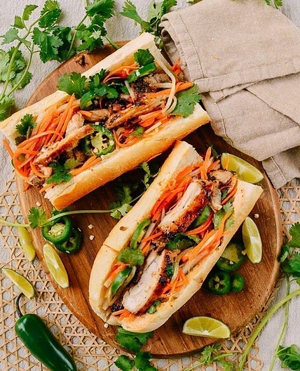 Lemongrass Chicken Banh Mi