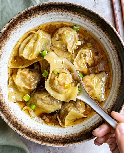 Vegan Wonton Soup