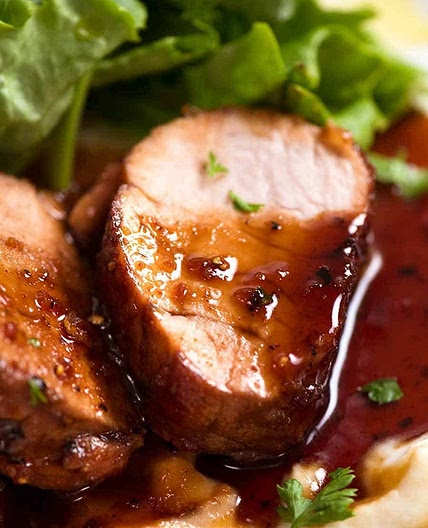 Pork Tenderloin with Honey Garlic Sauce