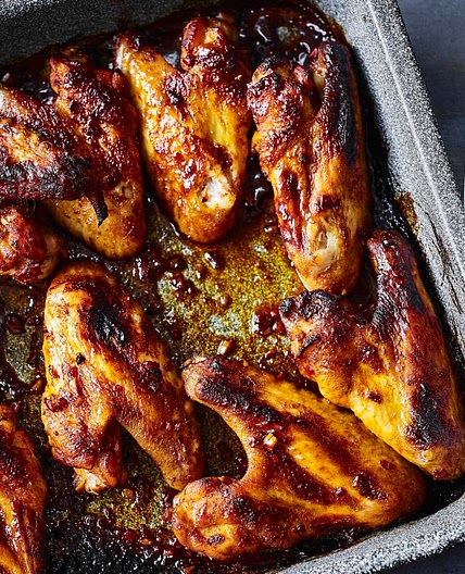 Smoky Texan chicken wings