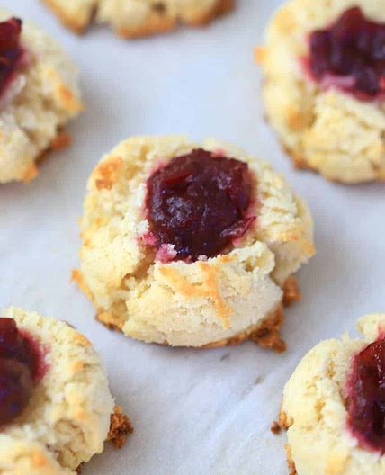 Low Carb Thumbprint Cookies