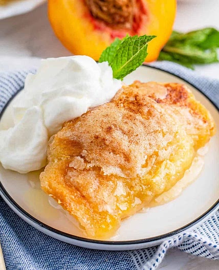 Easy Peach Dumplings (+Video)