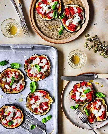 ‘Pizzette’ di melanzane