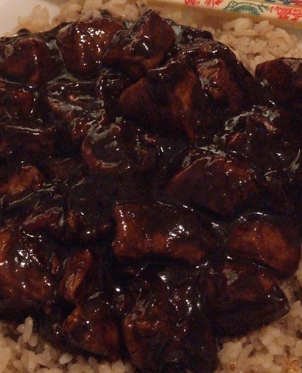 Pork in Black Bean Sauce